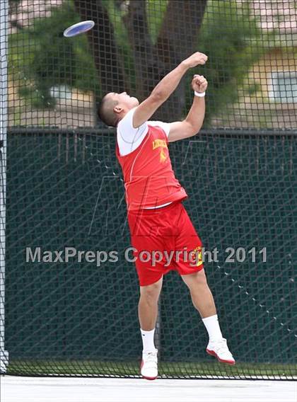 Thumbnail 1 in CIF State Track & Field Championships (Boys Discus) photogallery.