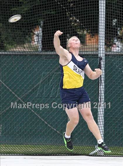 Thumbnail 3 in CIF State Track & Field Championships (Boys Discus) photogallery.