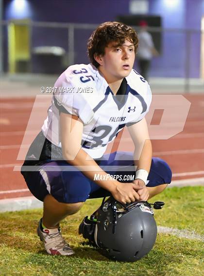 Thumbnail 3 in Sunrise Mountain vs. Cactus Shadows (AIA 4A Quarterfinal) photogallery.
