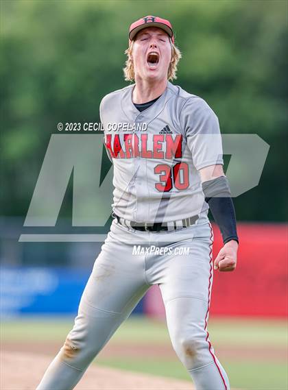 Thumbnail 2 in Harlem vs. Ringgold (GHSA 3A Championship) - Game 1 photogallery.