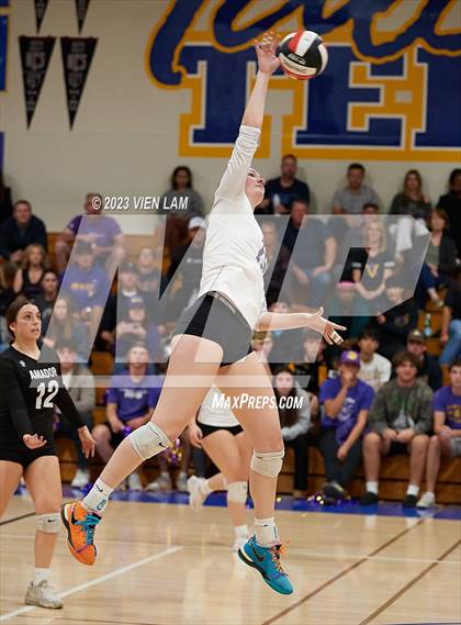 Thumbnail 3 in Amador Valley vs Foothill (CIF NCS Division 1 Semifinal Playoff) photogallery.
