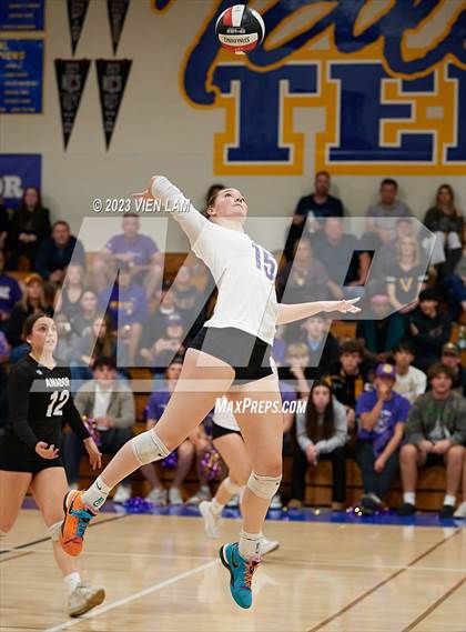 Thumbnail 2 in Amador Valley vs Foothill (CIF NCS Division 1 Semifinal Playoff) photogallery.