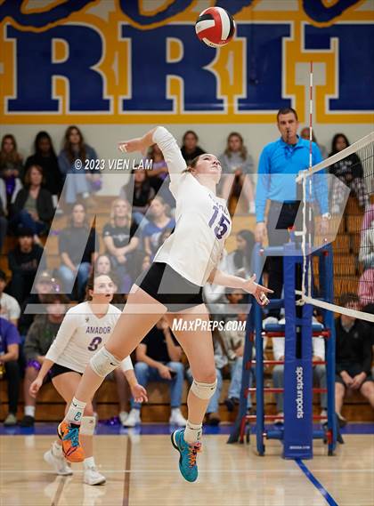 Thumbnail 3 in Amador Valley vs Foothill (CIF NCS Division 1 Semifinal Playoff) photogallery.