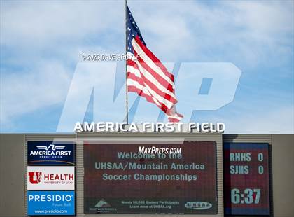 Thumbnail 1 in St. Joseph vs. Rowland Hall (UHSAA 2A Final) photogallery.