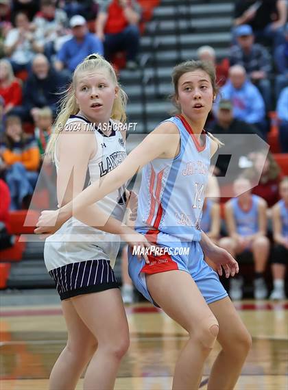 Thumbnail 2 in Lanesville vs Jac-Cen-Del (IHSAA 1A Semi State Semi Final) photogallery.