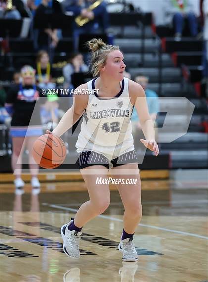 Thumbnail 3 in Lanesville vs Jac-Cen-Del (IHSAA 1A Semi State Semi Final) photogallery.