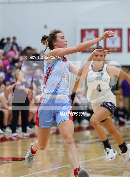 Thumbnail 3 in Lanesville vs Jac-Cen-Del (IHSAA 1A Semi State Semi Final) photogallery.
