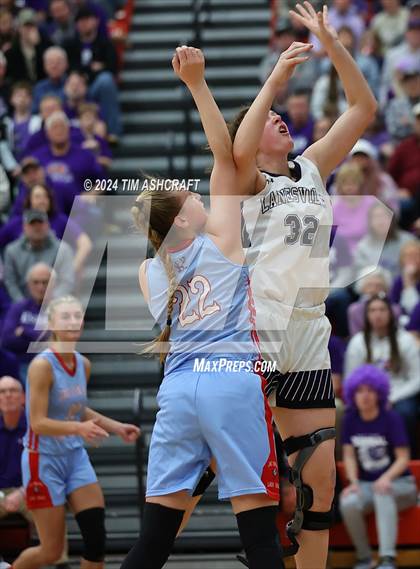 Thumbnail 3 in Lanesville vs Jac-Cen-Del (IHSAA 1A Semi State Semi Final) photogallery.