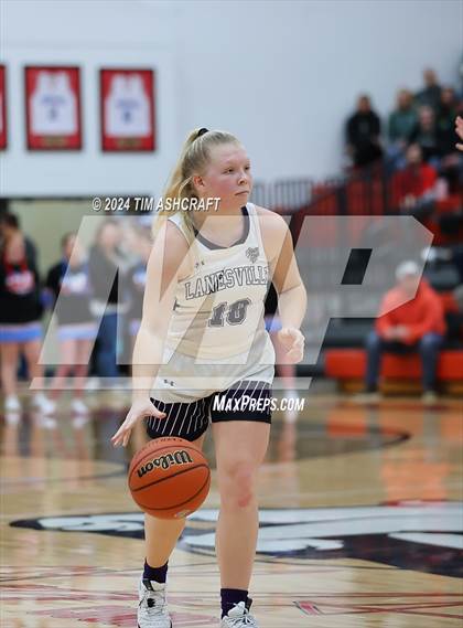 Thumbnail 1 in Lanesville vs Jac-Cen-Del (IHSAA 1A Semi State Semi Final) photogallery.