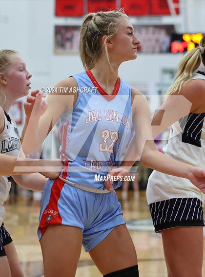 Thumbnail 1 in Lanesville vs Jac-Cen-Del (IHSAA 1A Semi State Semi Final) photogallery.