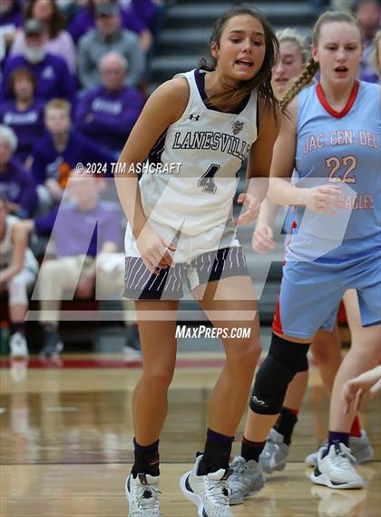 Thumbnail 1 in Lanesville vs Jac-Cen-Del (IHSAA 1A Semi State Semi Final) photogallery.