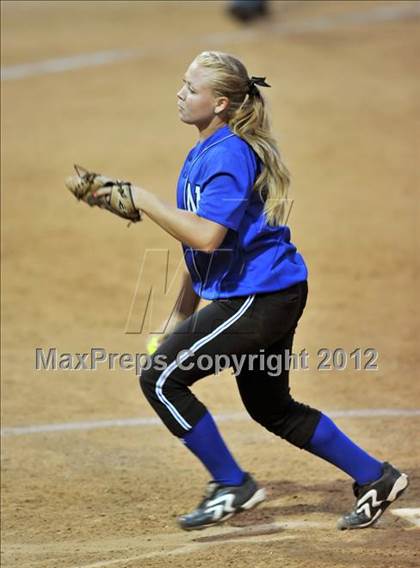 Thumbnail 2 in Norco vs. Santiago (CIF SS D1 Final) photogallery.