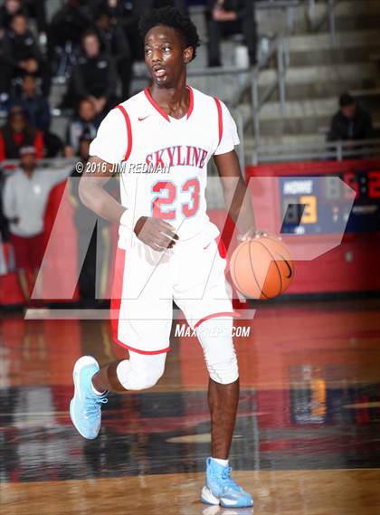 Thumbnail 2 in Norman North vs. Skyline (Thanksgiving Hoopfest) photogallery.