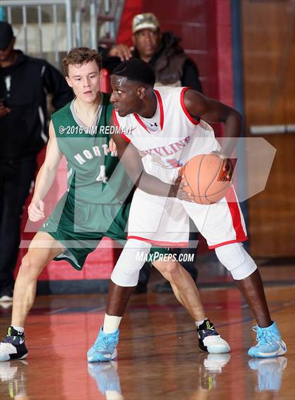 Thumbnail 3 in Norman North vs. Skyline (Thanksgiving Hoopfest) photogallery.