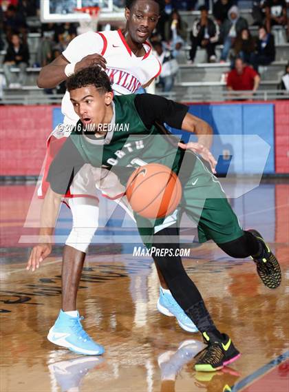 Thumbnail 3 in Norman North vs. Skyline (Thanksgiving Hoopfest) photogallery.