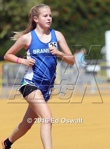 Thumbnail 3 in CIF NCS Masters Track and Field (Girls 3200 Meters) photogallery.
