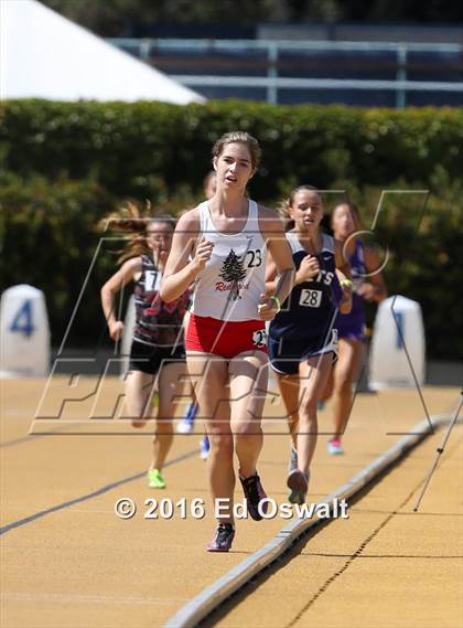 Thumbnail 2 in CIF NCS Masters Track and Field (Girls 3200 Meters) photogallery.