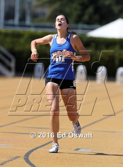 Thumbnail 1 in CIF NCS Masters Track and Field (Girls 3200 Meters) photogallery.
