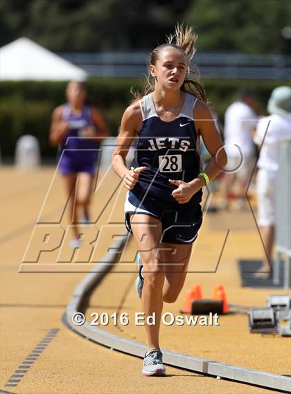 Thumbnail 1 in CIF NCS Masters Track and Field (Girls 3200 Meters) photogallery.
