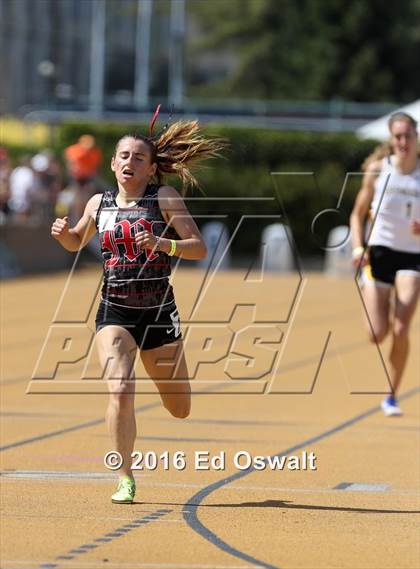 Thumbnail 2 in CIF NCS Masters Track and Field (Girls 3200 Meters) photogallery.