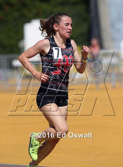 Thumbnail 2 in CIF NCS Masters Track and Field (Girls 3200 Meters) photogallery.