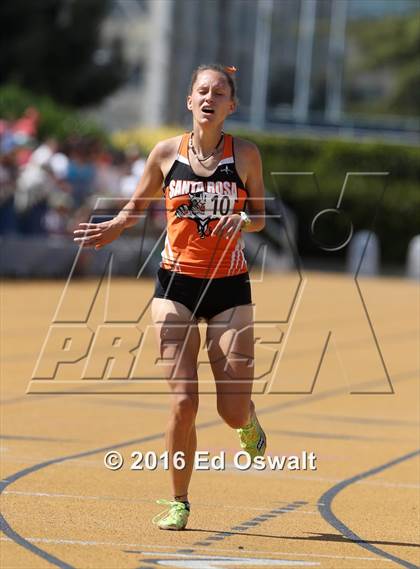 Thumbnail 2 in CIF NCS Masters Track and Field (Girls 3200 Meters) photogallery.