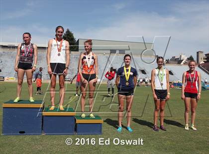 Thumbnail 2 in CIF NCS Masters Track and Field (Girls 3200 Meters) photogallery.