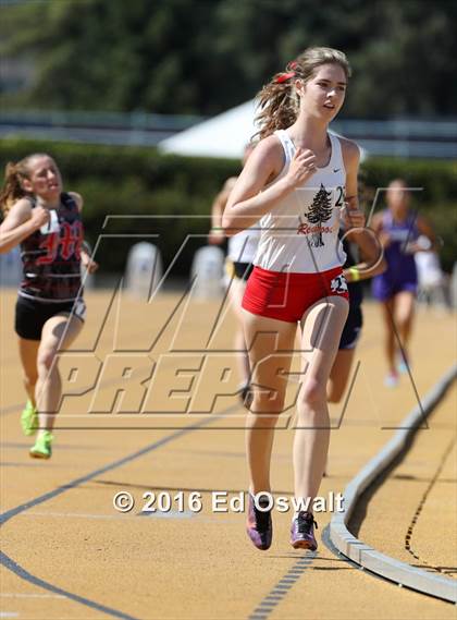 Thumbnail 3 in CIF NCS Masters Track and Field (Girls 3200 Meters) photogallery.