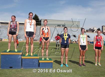 Thumbnail 1 in CIF NCS Masters Track and Field (Girls 3200 Meters) photogallery.