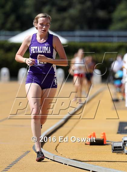Thumbnail 1 in CIF NCS Masters Track and Field (Girls 3200 Meters) photogallery.