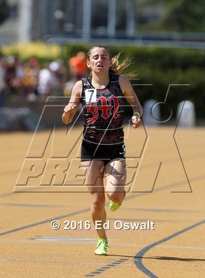 Thumbnail 3 in CIF NCS Masters Track and Field (Girls 3200 Meters) photogallery.