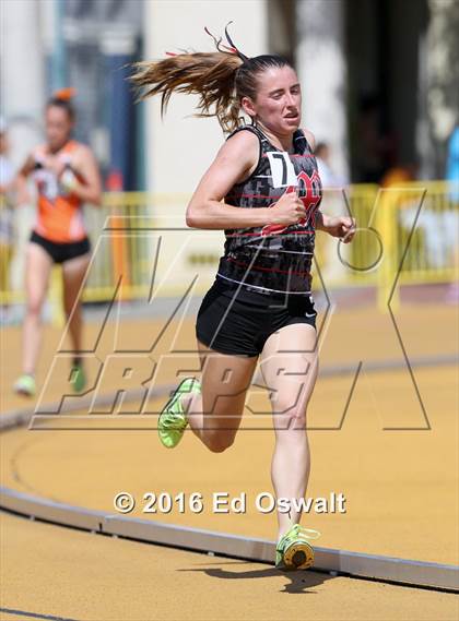 Thumbnail 3 in CIF NCS Masters Track and Field (Girls 3200 Meters) photogallery.