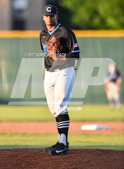 Thumbnail 3 in Centennial vs. Wilson (UIL 5A Bi-District Playoff) photogallery.