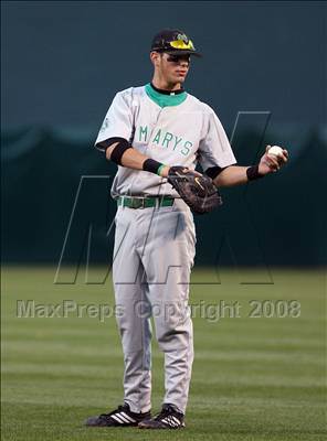 Thumbnail 2 in St. Mary's vs. De La Salle (Dave Stewart/Oakland A's Showdown) photogallery.