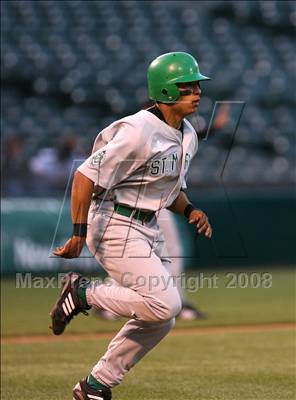 Thumbnail 2 in St. Mary's vs. De La Salle (Dave Stewart/Oakland A's Showdown) photogallery.