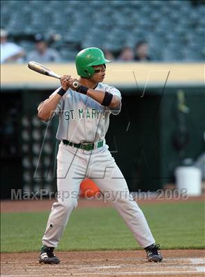 Thumbnail 2 in St. Mary's vs. De La Salle (Dave Stewart/Oakland A's Showdown) photogallery.