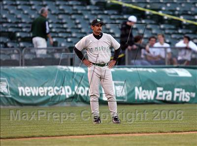 Thumbnail 2 in St. Mary's vs. De La Salle (Dave Stewart/Oakland A's Showdown) photogallery.