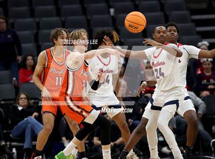 Thumbnail 3 in Pacifica Christian/Orange County @ San Joaquin Memorial (CIF State D2 Final) photogallery.
