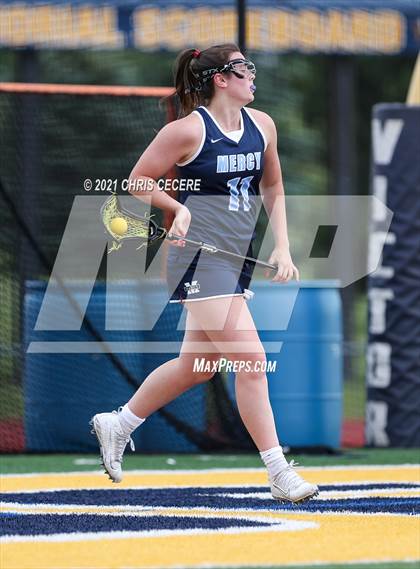 Thumbnail 3 in Our Lady of Mercy @ Victor (Section 5 Class B Semifinal) photogallery.