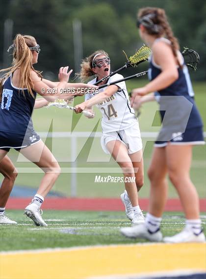 Thumbnail 1 in Our Lady of Mercy @ Victor (Section 5 Class B Semifinal) photogallery.