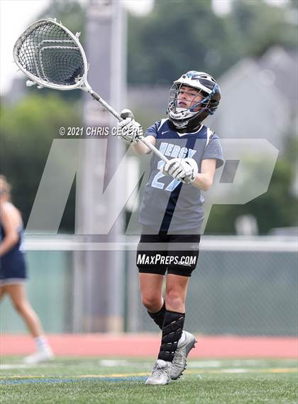 Thumbnail 3 in Our Lady of Mercy @ Victor (Section 5 Class B Semifinal) photogallery.