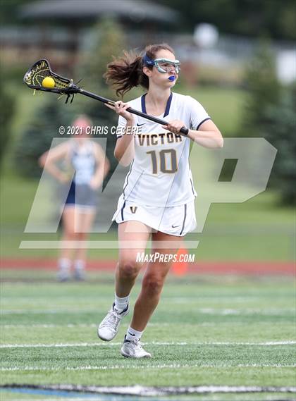 Thumbnail 1 in Our Lady of Mercy @ Victor (Section 5 Class B Semifinal) photogallery.
