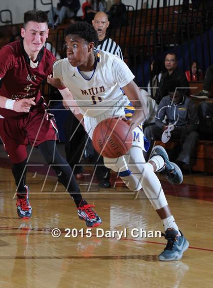 Thumbnail 3 in Oaks Christian vs. Muir (Rose City Roundball Classic) photogallery.