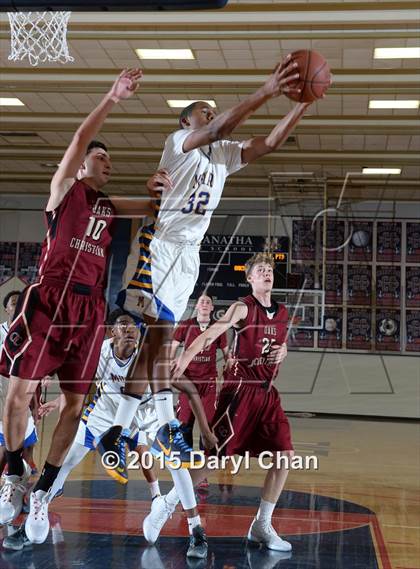 Thumbnail 2 in Oaks Christian vs. Muir (Rose City Roundball Classic) photogallery.