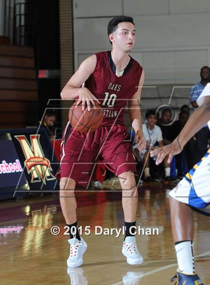 Thumbnail 1 in Oaks Christian vs. Muir (Rose City Roundball Classic) photogallery.