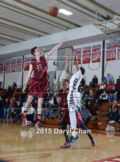 Thumbnail 1 in Oaks Christian vs. Muir (Rose City Roundball Classic) photogallery.
