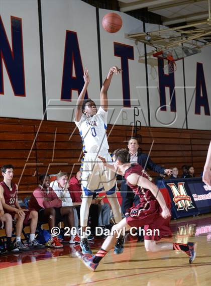Thumbnail 3 in Oaks Christian vs. Muir (Rose City Roundball Classic) photogallery.
