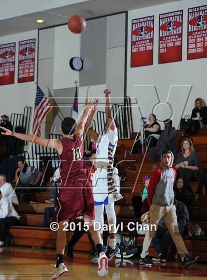 Thumbnail 2 in Oaks Christian vs. Muir (Rose City Roundball Classic) photogallery.