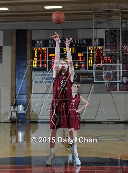 Thumbnail 2 in Oaks Christian vs. Muir (Rose City Roundball Classic) photogallery.