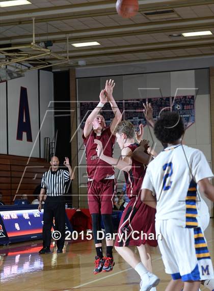 Thumbnail 2 in Oaks Christian vs. Muir (Rose City Roundball Classic) photogallery.